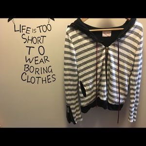 Beach Bunny Zippered Detailing Hoodie